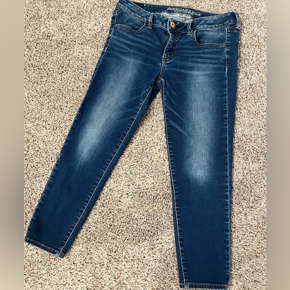 American Eagle Size 8, Jegging Crop. VGUC